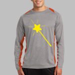 Long Sleeve Heather Colorblock Contender ™ Tee Thumbnail