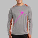 Long Sleeve Heather Colorblock Contender ™ Tee Thumbnail
