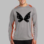Long Sleeve Heather Colorblock Contender ™ Tee Thumbnail