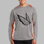 Long Sleeve Heather Colorblock Contender ™ Tee Thumbnail