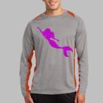 Long Sleeve Heather Colorblock Contender ™ Tee Thumbnail