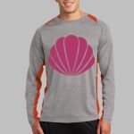 Long Sleeve Heather Colorblock Contender ™ Tee Thumbnail