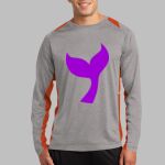 Long Sleeve Heather Colorblock Contender ™ Tee Thumbnail