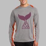 Long Sleeve Heather Colorblock Contender ™ Tee Thumbnail