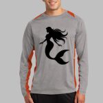 Long Sleeve Heather Colorblock Contender ™ Tee Thumbnail