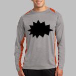 Long Sleeve Heather Colorblock Contender ™ Tee Thumbnail