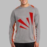 Long Sleeve Heather Colorblock Contender ™ Tee Thumbnail