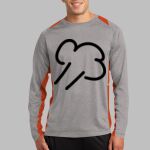 Long Sleeve Heather Colorblock Contender ™ Tee Thumbnail