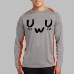 Long Sleeve Heather Colorblock Contender ™ Tee Thumbnail