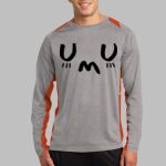 Long Sleeve Heather Colorblock Contender ™ Tee Thumbnail