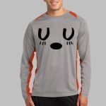 Long Sleeve Heather Colorblock Contender ™ Tee Thumbnail