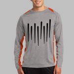 Long Sleeve Heather Colorblock Contender ™ Tee Thumbnail