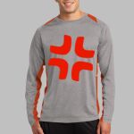 Long Sleeve Heather Colorblock Contender ™ Tee Thumbnail