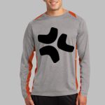 Long Sleeve Heather Colorblock Contender ™ Tee Thumbnail