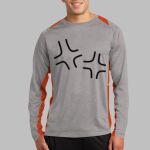 Long Sleeve Heather Colorblock Contender ™ Tee Thumbnail