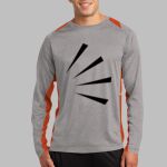Long Sleeve Heather Colorblock Contender ™ Tee Thumbnail