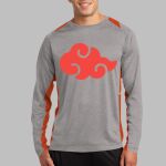 Long Sleeve Heather Colorblock Contender ™ Tee Thumbnail