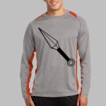 Long Sleeve Heather Colorblock Contender ™ Tee Thumbnail