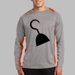Long Sleeve Heather Colorblock Contender ™ Tee Thumbnail
