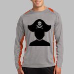 Long Sleeve Heather Colorblock Contender ™ Tee Thumbnail