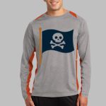Long Sleeve Heather Colorblock Contender ™ Tee Thumbnail