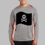 Long Sleeve Heather Colorblock Contender ™ Tee Thumbnail