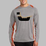 Long Sleeve Heather Colorblock Contender ™ Tee Thumbnail