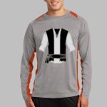 Long Sleeve Heather Colorblock Contender ™ Tee Thumbnail