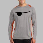 Long Sleeve Heather Colorblock Contender ™ Tee Thumbnail