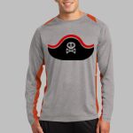 Long Sleeve Heather Colorblock Contender ™ Tee Thumbnail