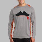 Long Sleeve Heather Colorblock Contender ™ Tee Thumbnail