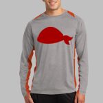 Long Sleeve Heather Colorblock Contender ™ Tee Thumbnail