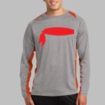 Long Sleeve Heather Colorblock Contender ™ Tee Thumbnail