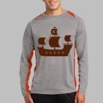 Long Sleeve Heather Colorblock Contender ™ Tee Thumbnail
