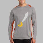 Long Sleeve Heather Colorblock Contender ™ Tee Thumbnail