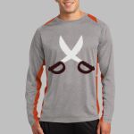 Long Sleeve Heather Colorblock Contender ™ Tee Thumbnail