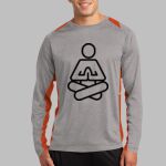 Long Sleeve Heather Colorblock Contender ™ Tee Thumbnail