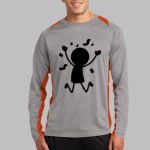 Long Sleeve Heather Colorblock Contender ™ Tee Thumbnail