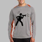 Long Sleeve Heather Colorblock Contender ™ Tee Thumbnail