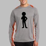 Long Sleeve Heather Colorblock Contender ™ Tee Thumbnail