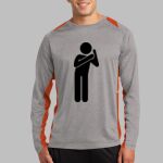 Long Sleeve Heather Colorblock Contender ™ Tee Thumbnail