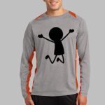 Long Sleeve Heather Colorblock Contender ™ Tee Thumbnail