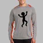 Long Sleeve Heather Colorblock Contender ™ Tee Thumbnail