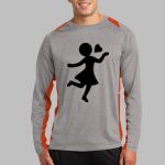 Long Sleeve Heather Colorblock Contender ™ Tee Thumbnail