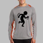 Long Sleeve Heather Colorblock Contender ™ Tee Thumbnail