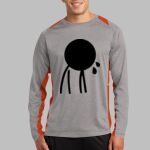 Long Sleeve Heather Colorblock Contender ™ Tee Thumbnail