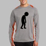 Long Sleeve Heather Colorblock Contender ™ Tee Thumbnail