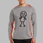 Long Sleeve Heather Colorblock Contender ™ Tee Thumbnail