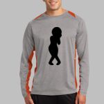 Long Sleeve Heather Colorblock Contender ™ Tee Thumbnail