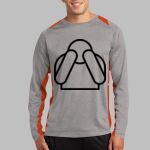 Long Sleeve Heather Colorblock Contender ™ Tee Thumbnail